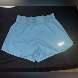 Nike Women's Light Blue Athletic Shorts